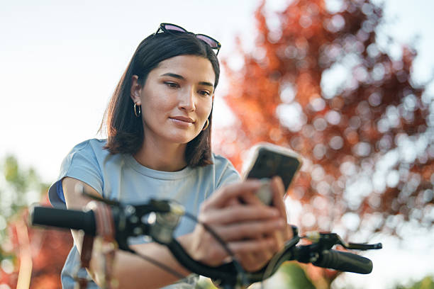 Freelancer reviewing information on a mobile phone