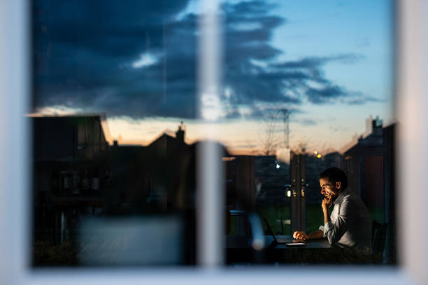 Freelance specialist working on a laptop