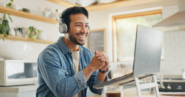 Technical specialist speaking during a remote video call
